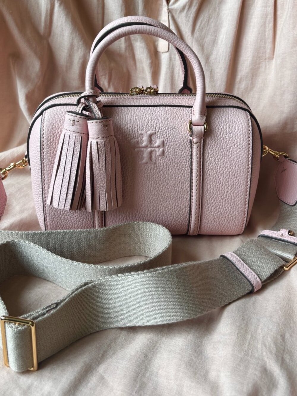 Tory Burch Pebbled Leather Satchel (BRAND NEW)